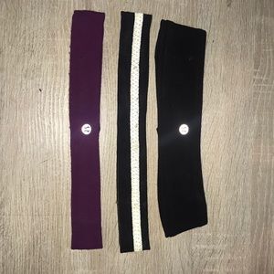 3 lululemon headbands